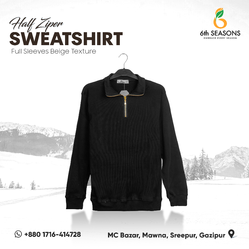 Half Zip Sweatshirt - Gallery View